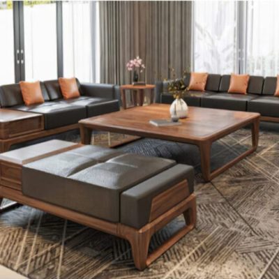 Sofa gỗ óc chó