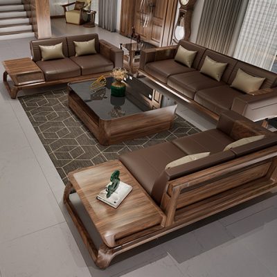 Sofa gỗ óc chó