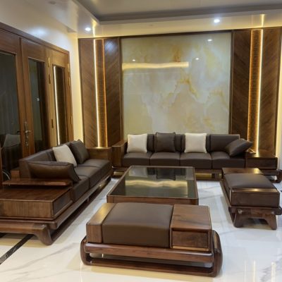 Sofa gỗ óc chó