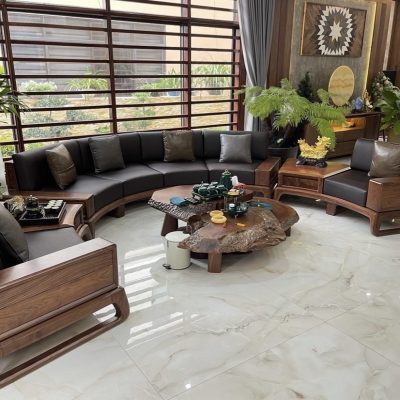 Sofa gỗ óc chó