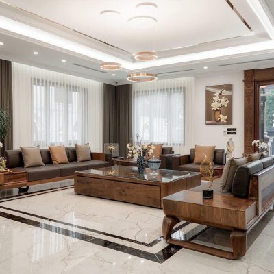 Sofa gỗ óc chó