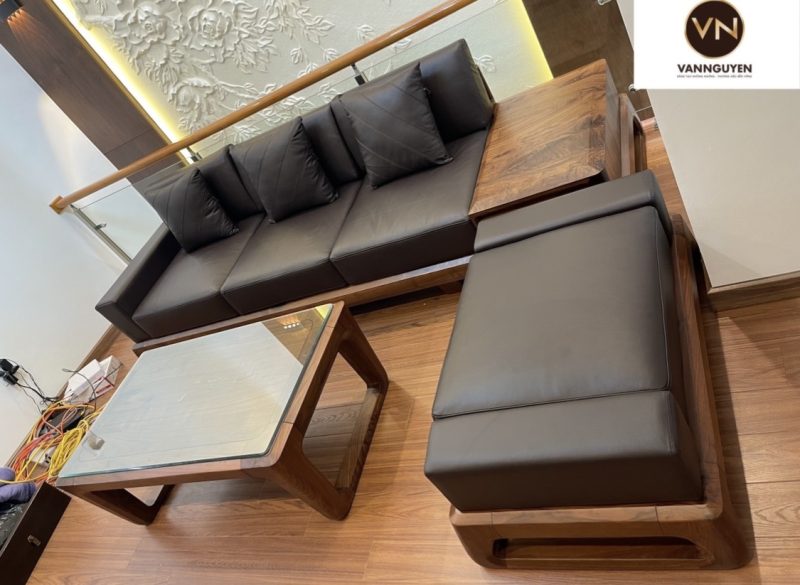 Sofa gỗ óc chó