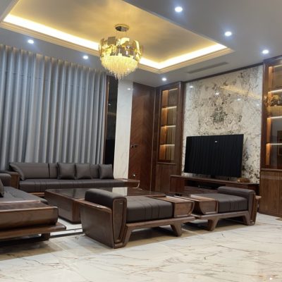 Sofa gỗ óc chó