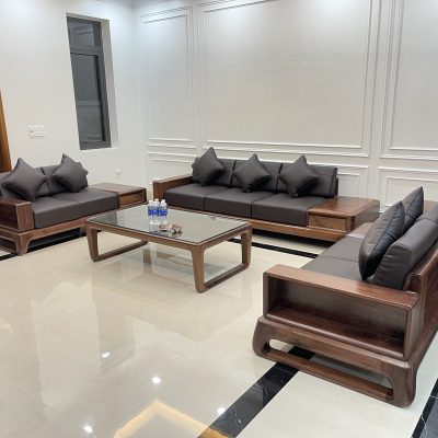 Sofa gỗ óc chó