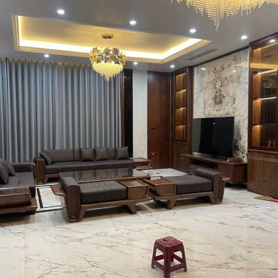 Sofa gỗ óc chó