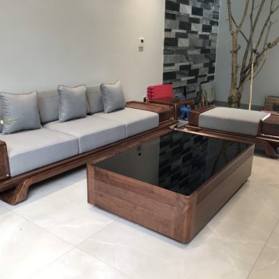 Sofa gỗ óc chó