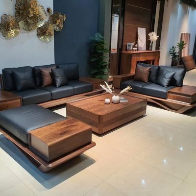 Sofa gỗ óc chó