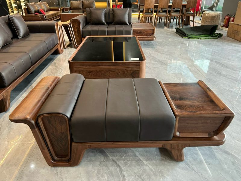 Sofa gỗ óc chó